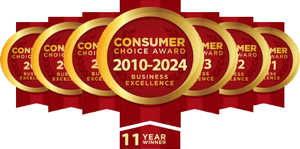Consumers Choice Awards - Best Foot Care Provider - 9 years